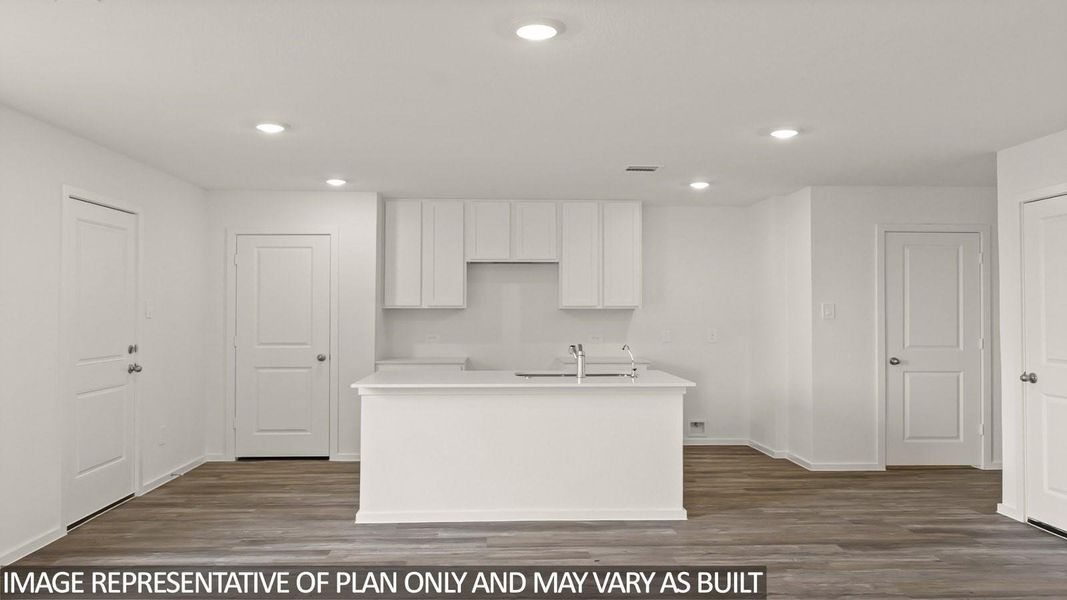 Furnished interior view inside a new home in The Canopies, Splendora (Image 4).
