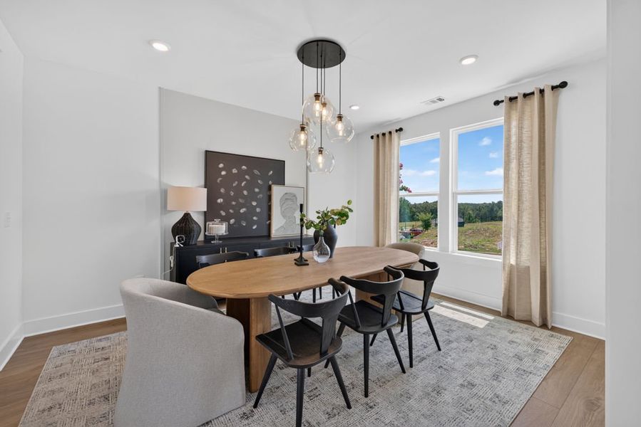 Representative furnished interior of a home built from the Wynfield by Pulte Homes in Bleckley Station, Ball Ground (Image 34).