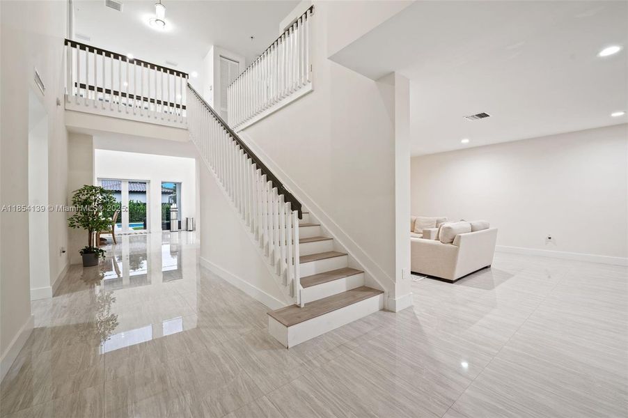 Furnished interior view inside a new home in , Miami Springs (Image 29).