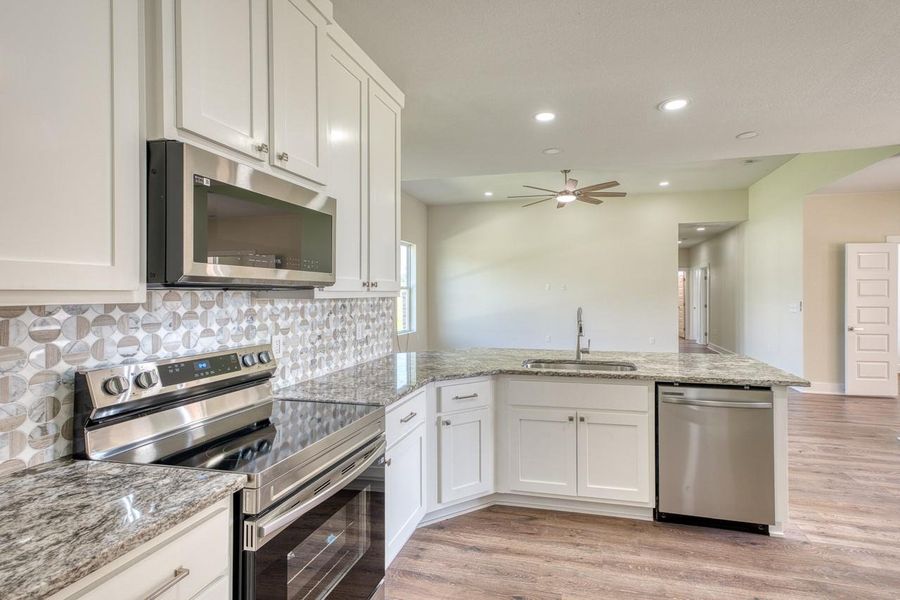 Furnished interior view inside a new home in , Kingsland (Image 8).
