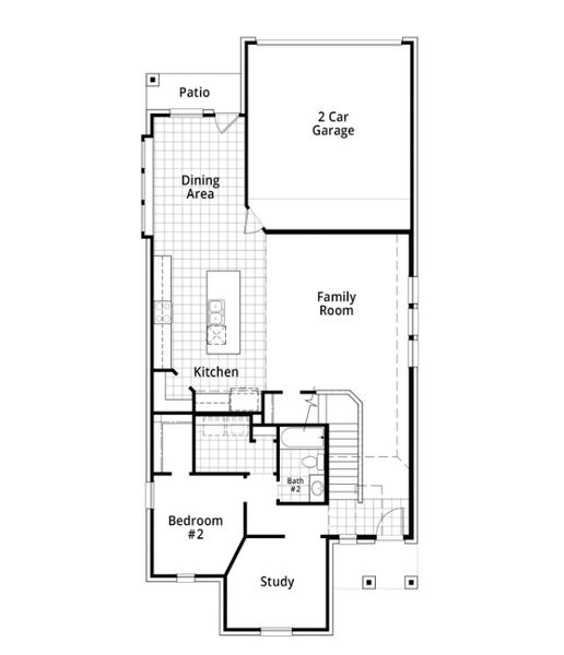2D floor plan layout for the Belmont Plan by Highland Homes in The Parks at Wilson Creek: 40ft. lots, Celina, TX (Image 7). 2D floor plan layout for the Belmont Plan by Highland Homes in The Parks at Wilson Creek: 40ft. lots, Celina, TX (Image 7).