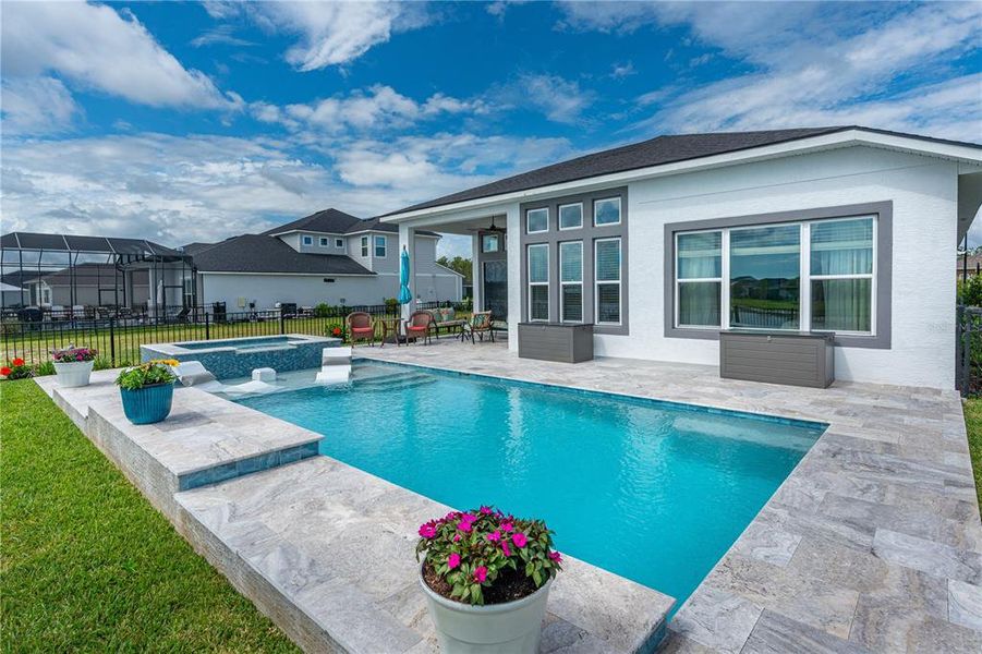 Exterior details and patio area of a home in Mosaic, Daytona Beach (Image 25). Exterior details and patio area of a home in Mosaic, Daytona Beach (Image 25).
