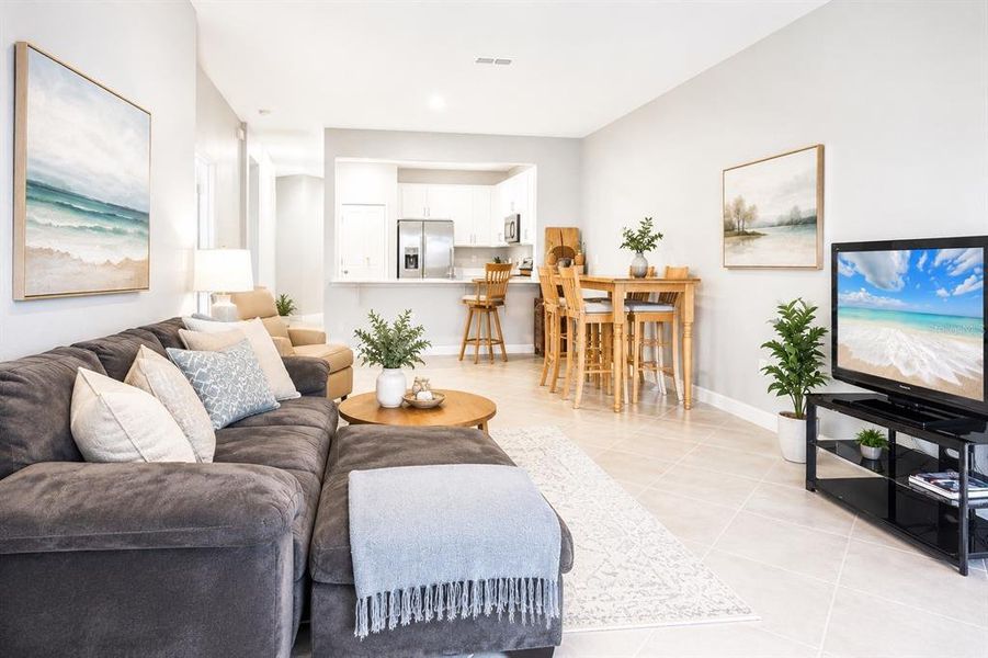 Furnished interior view inside a new home in , Englewood (Image 8).