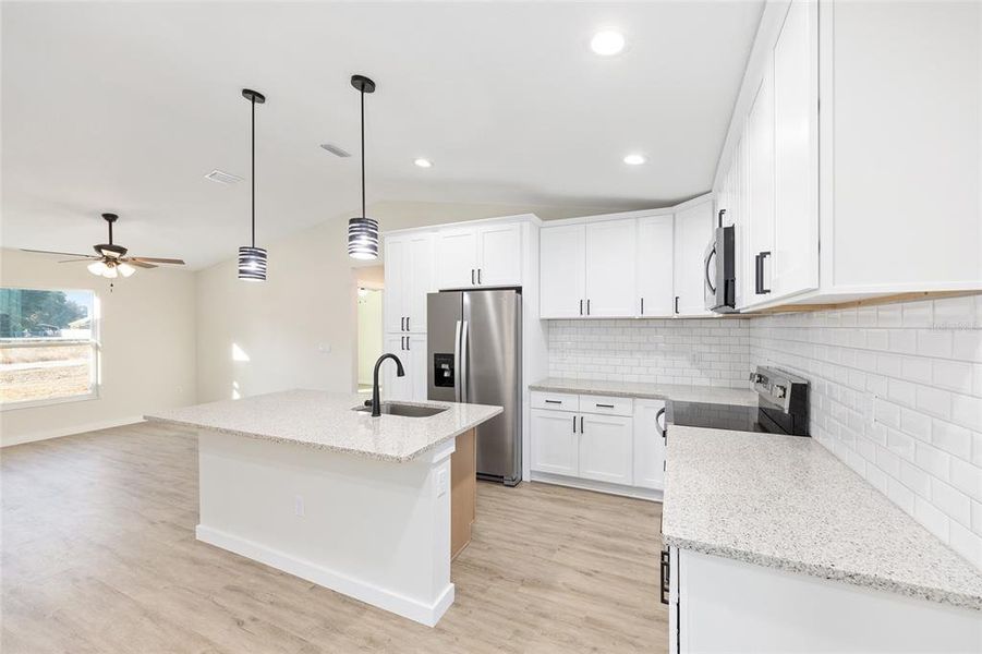 Furnished interior view inside a new home in , Dunnellon (Image 6).