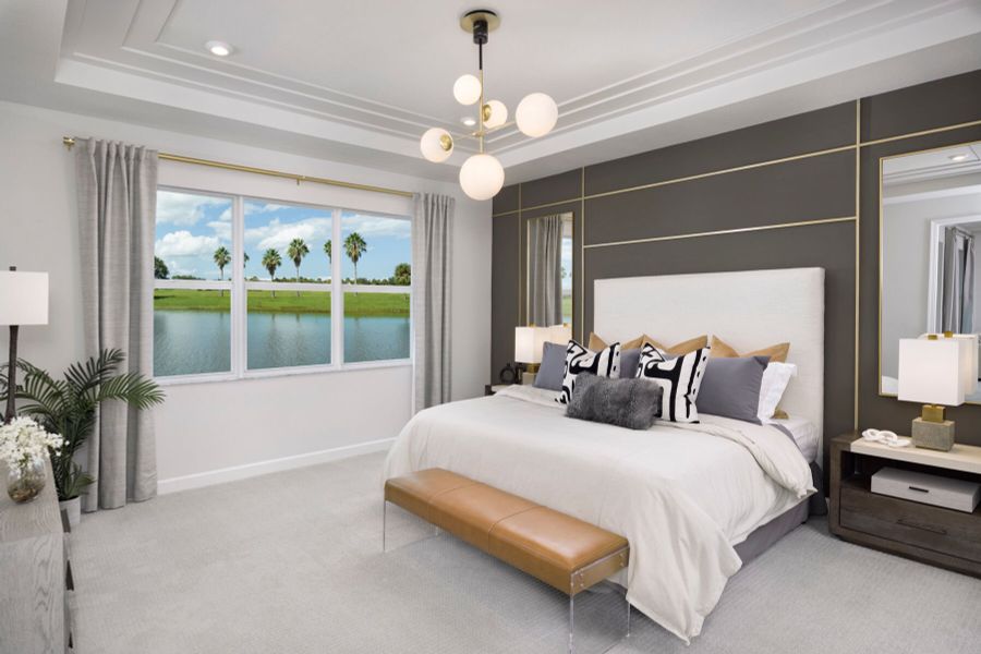 Representative furnished interior of a home built from the Briar by Mattamy Homes in Tradition, Port St. Lucie (Image 8).