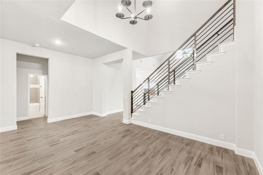 Spacious, unfurnished interior of a new home in Villages of Walnut Grove, Midlothian (Image 38).