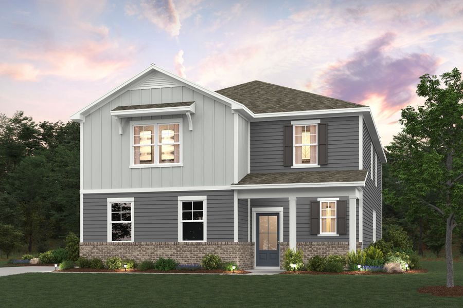 Representative exterior photo of a completed home built from the Reedy by Century Communities in Averitt Landing, Lebanon, TN (Image 2).