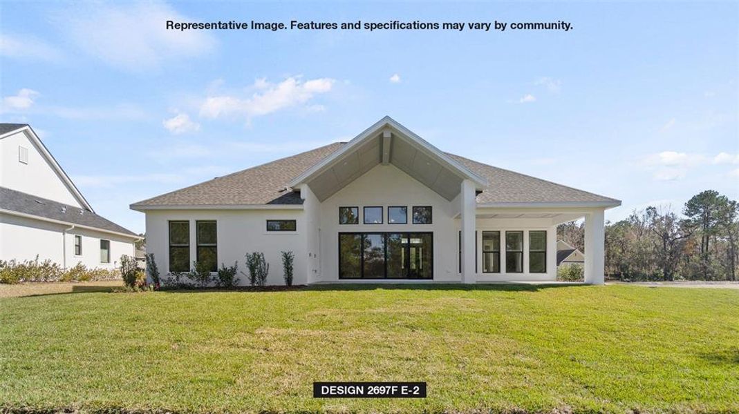 Front exterior of a new home in Southern Hills 80', Brooksville, FL, highlighting curb appeal (Image 2). Front exterior of a new home in Southern Hills 80', Brooksville, FL, highlighting curb appeal (Image 2).