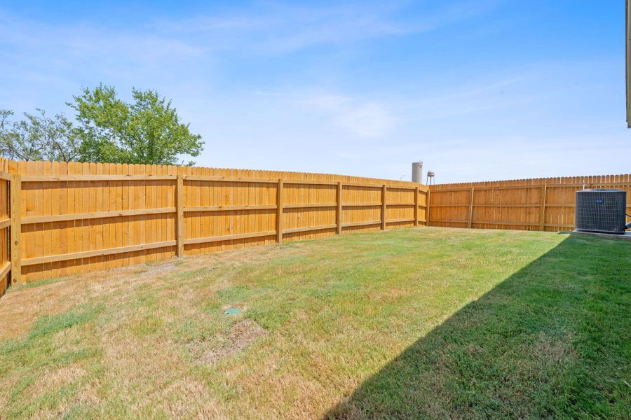 View of fenced backyard View of fenced backyard