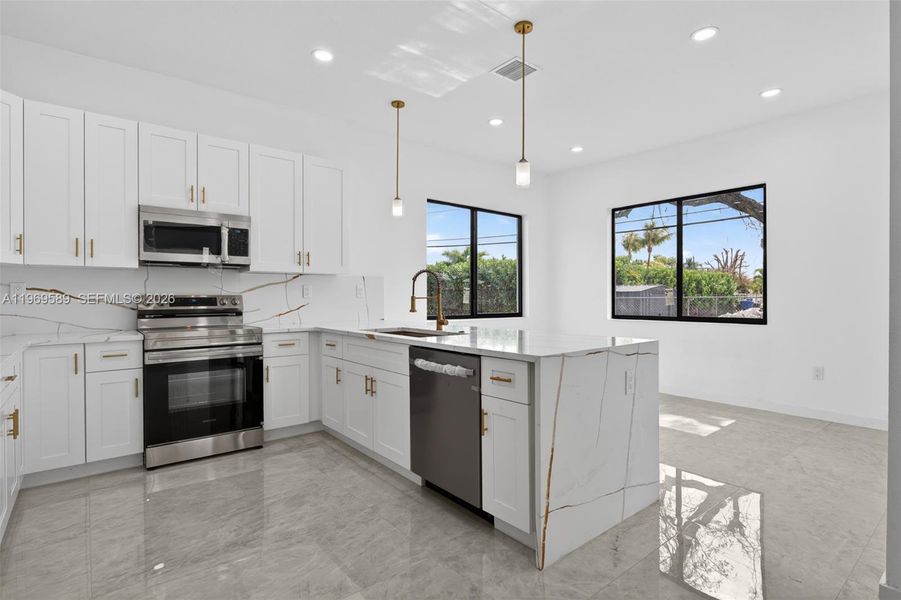 Furnished interior view inside a new home in , Fort Lauderdale (Image 11).
