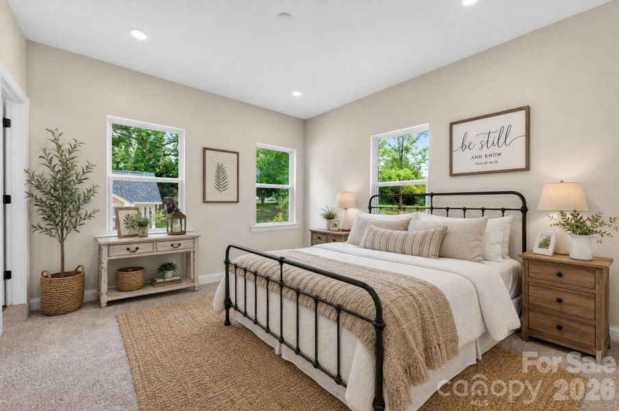 Furnished interior view inside a new home in , Kings Mountain (Image 12).