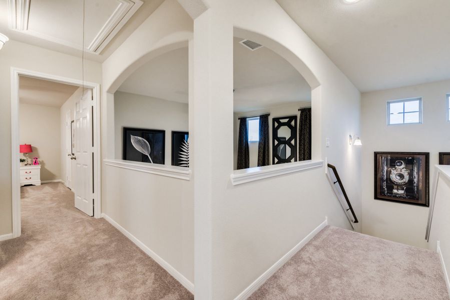 Representative furnished interior of a home built from the Floor Plan 2102 by Colina Homes in Sunterra, Katy (Image 10). Representative furnished interior of a home built from the Floor Plan 2102 by Colina Homes in Sunterra, Katy (Image 10).