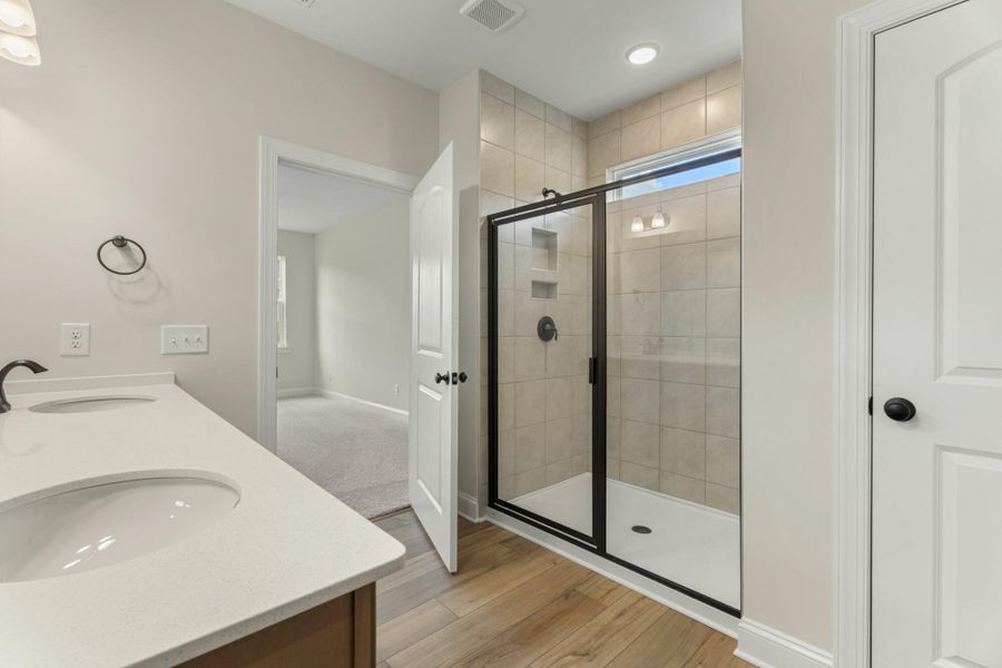 Furnished interior view inside a new home in Hopewell Garden, Winston-Salem (Image 10).