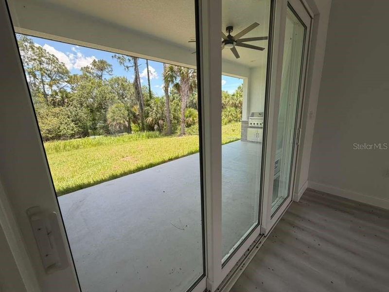 Exterior details and patio area of a home in , North Port (Image 21).