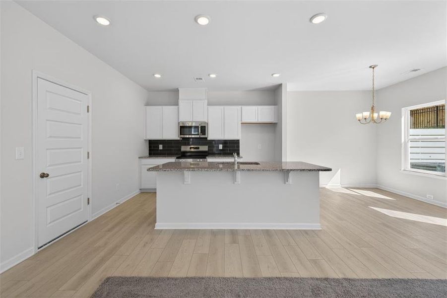 Furnished interior view inside a new home in Fuller Station, Loganville (Image 3).