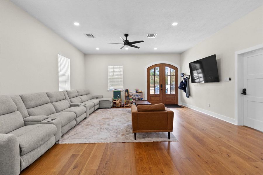 Furnished interior view inside a new home in , Shepherd (Image 15).