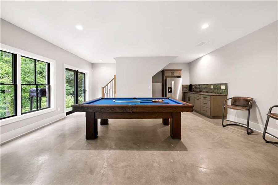 Furnished interior view inside a new home in , Atlanta (Image 42).