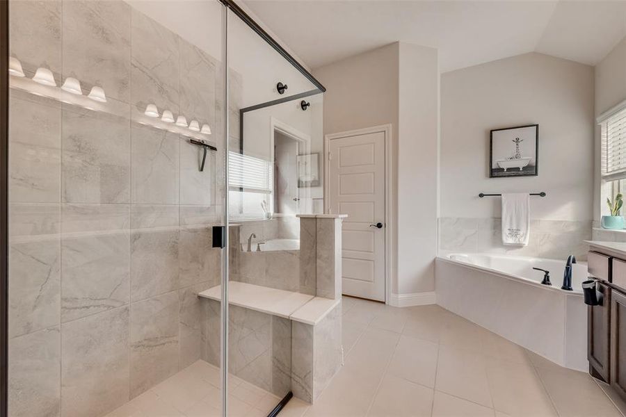 Furnished interior view inside a new home in Coyote Crossing, Godley (Image 16).