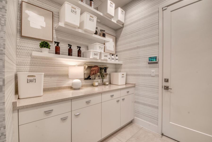 Furnished interior view inside a new home in Apex at Avenir, Palm Beach Gardens (Image 39).