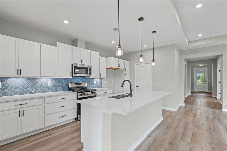 Furnished interior view inside a new home in The Reserve At Liberty Park, Braselton (Image 6). Furnished interior view inside a new home in The Reserve At Liberty Park, Braselton (Image 6).
