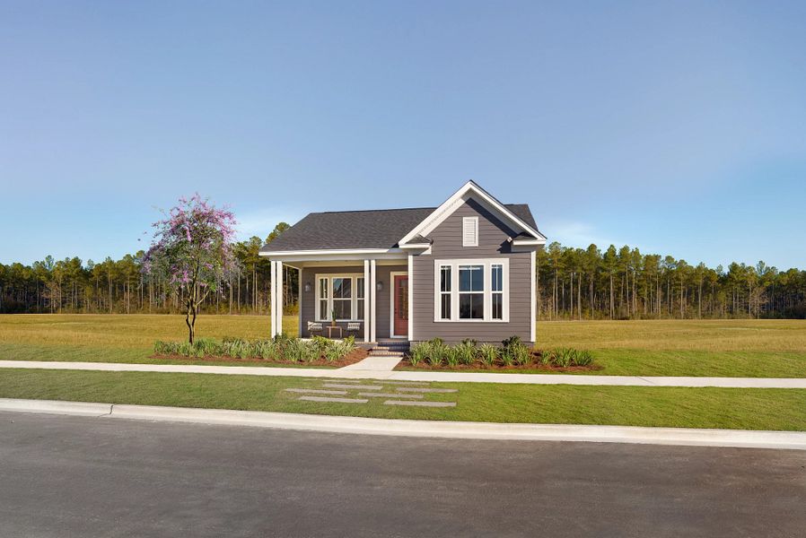 Representative exterior photo of a completed home built from the Witherbee by Ashton Woods in Midtown at Nexton, Summerville, SC (Image 23).