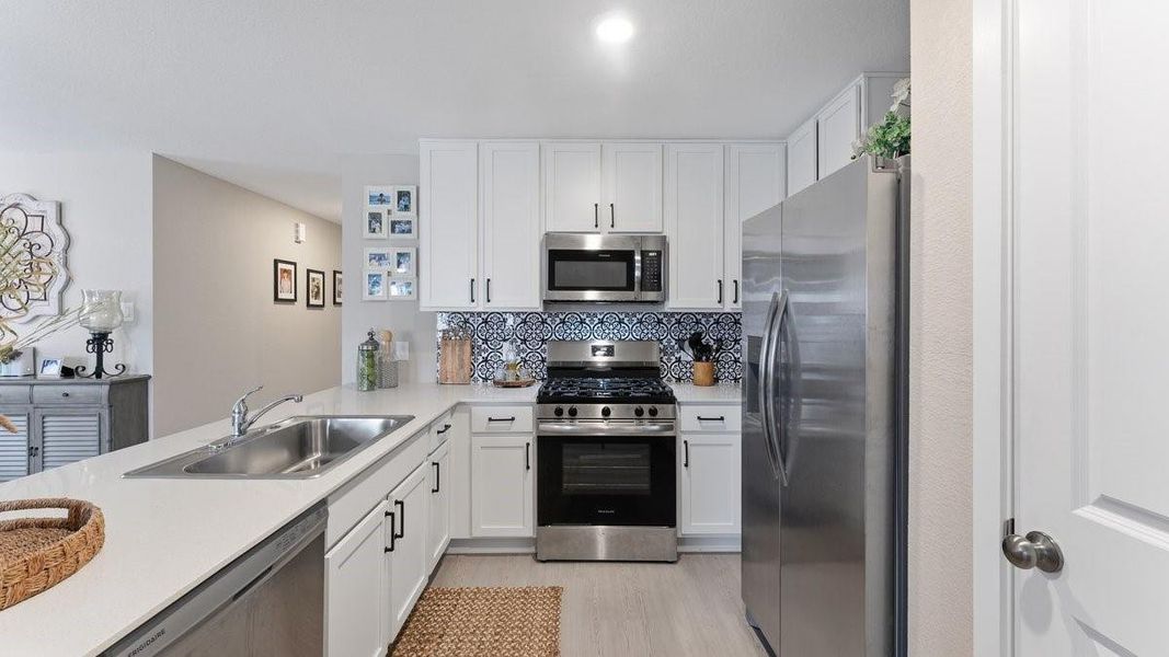 Furnished interior view inside a new home in Trails at Cochran Ranch, Waller (Image 8).