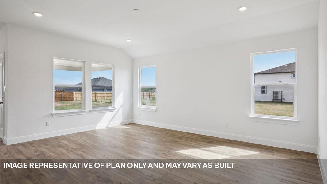 Representative unfurnished interior of a home built from the The Grayson by D.R. Horton in Railhead, Cedar Creek (Image 20).