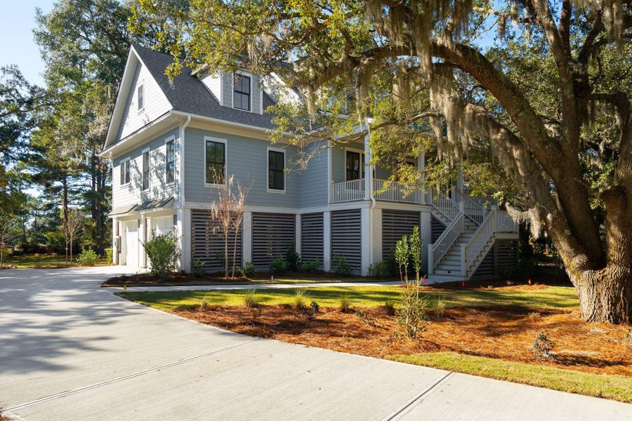 Front exterior of a new home in , Johns Island, SC, highlighting curb appeal (Image 30).