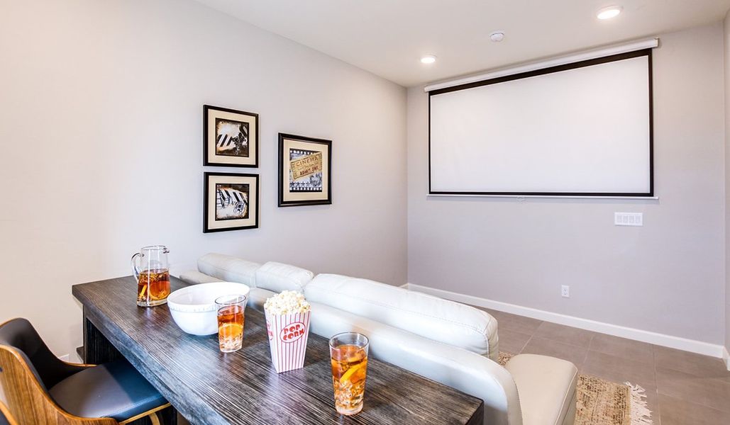 Furnished interior view inside a new home in Sycamore Vista, Vail (Image 39).