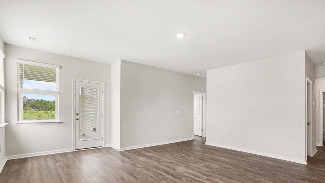 Representative unfurnished interior of a home built from the Lakeside by D.R. Horton in Hemingway Landing, Conway (Image 13). Representative unfurnished interior of a home built from the Lakeside by D.R. Horton in Hemingway Landing, Conway (Image 13).