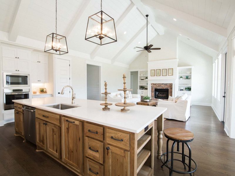 Representative furnished interior of a home built from the The Ellen by Reece Homes in Pebble Creek, College Station (Image 6).