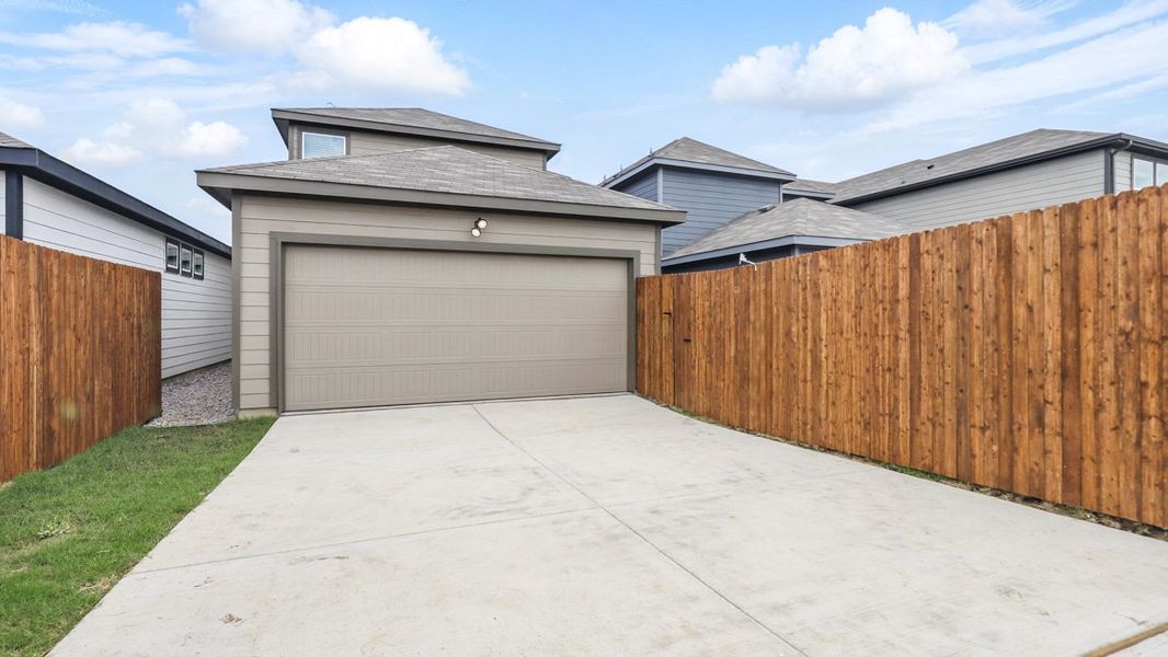 Representative exterior photo of a completed home built from the ALMOND by D.R. Horton in Orchard Village, Fort Worth, TX (Image 21). Representative exterior photo of a completed home built from the ALMOND by D.R. Horton in Orchard Village, Fort Worth, TX (Image 21).