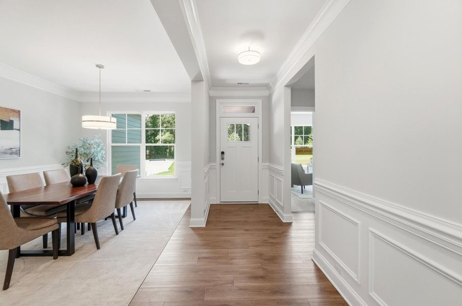 Furnished interior view inside a new home in Chasewood, Mint Hill (Image 7).