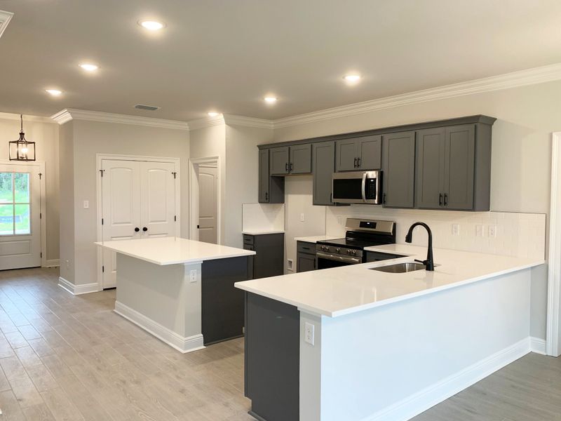 Furnished interior view inside a new home in Sentinel Ridge, Pace (Image 5). Furnished interior view inside a new home in Sentinel Ridge, Pace (Image 5).