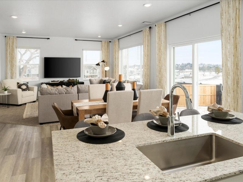 Furnished interior view inside a new home in Westgate, Greeley (Image 8).