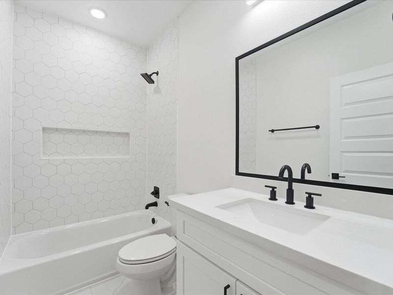 Furnished interior view inside a new home in , Houston (Image 15).