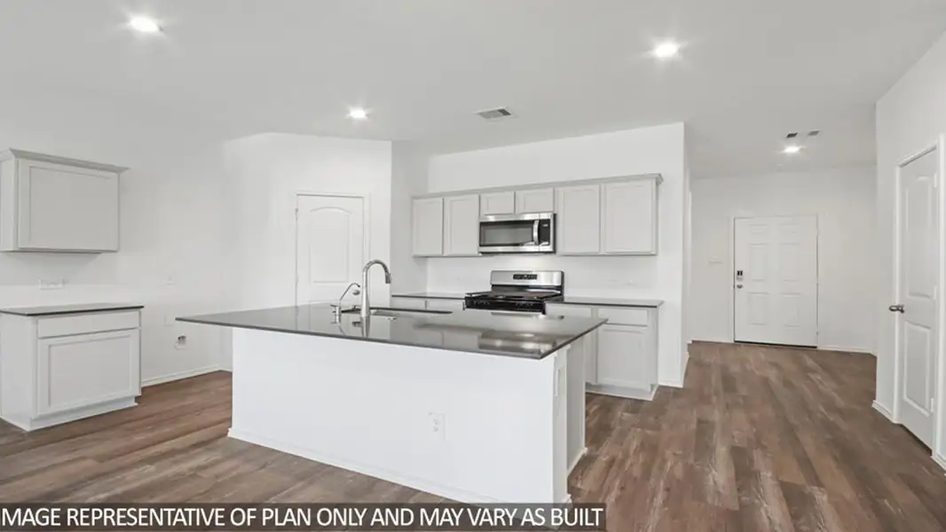 Furnished interior view inside a new home in Harrington Trails at The Canopies, Splendora (Image 3).