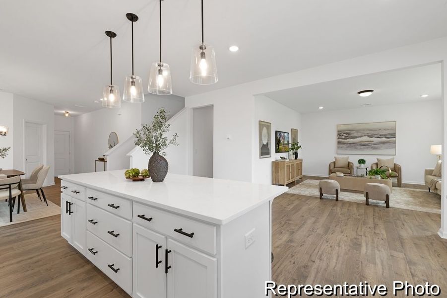 Furnished interior view inside a new home in Reeves Crossing, St. George (Image 3).