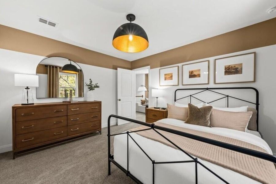 Furnished interior view inside a new home in Cedar Glen Preserve, Huger (Image 5). Furnished interior view inside a new home in Cedar Glen Preserve, Huger (Image 5).