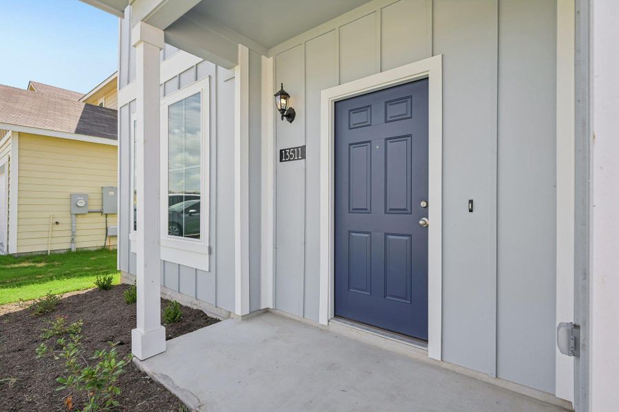 Exterior details and patio area of a home in Edgebrooke, Pflugerville (Image 18). Exterior details and patio area of a home in Edgebrooke, Pflugerville (Image 18).