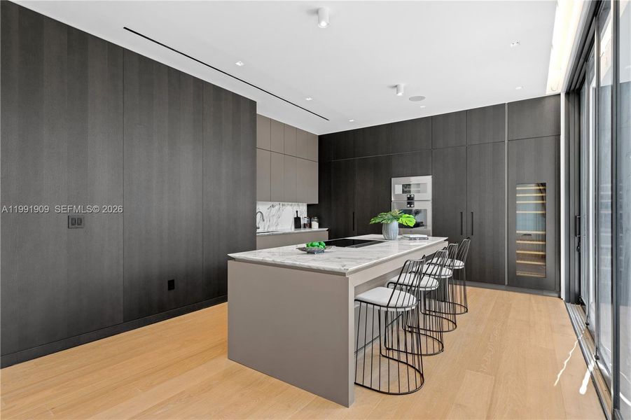 Furnished interior view inside a new home in , Miami Beach (Image 35).