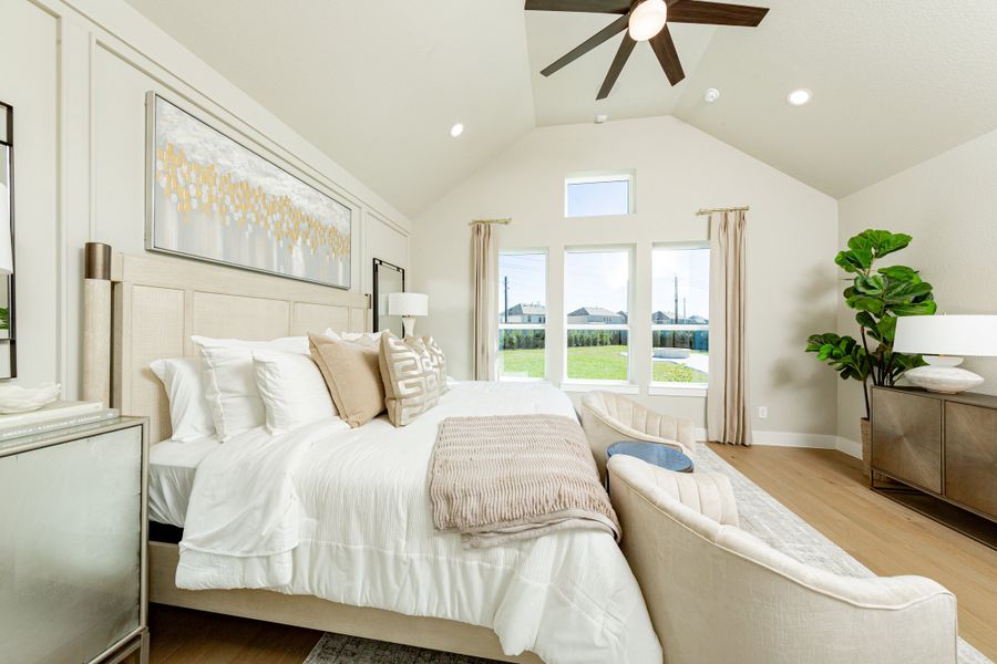 Furnished interior view inside a new home in ARTAVIA, Conroe (Image 9).