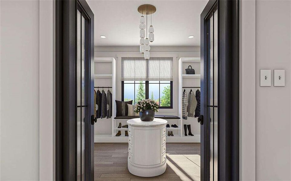 Furnished interior view inside a new home in , Marietta (Image 12).