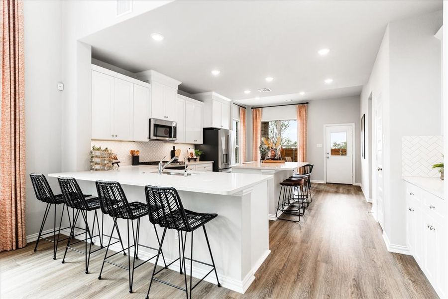 Furnished interior view inside a new home in Solterra Texas, Mesquite (Image 14).