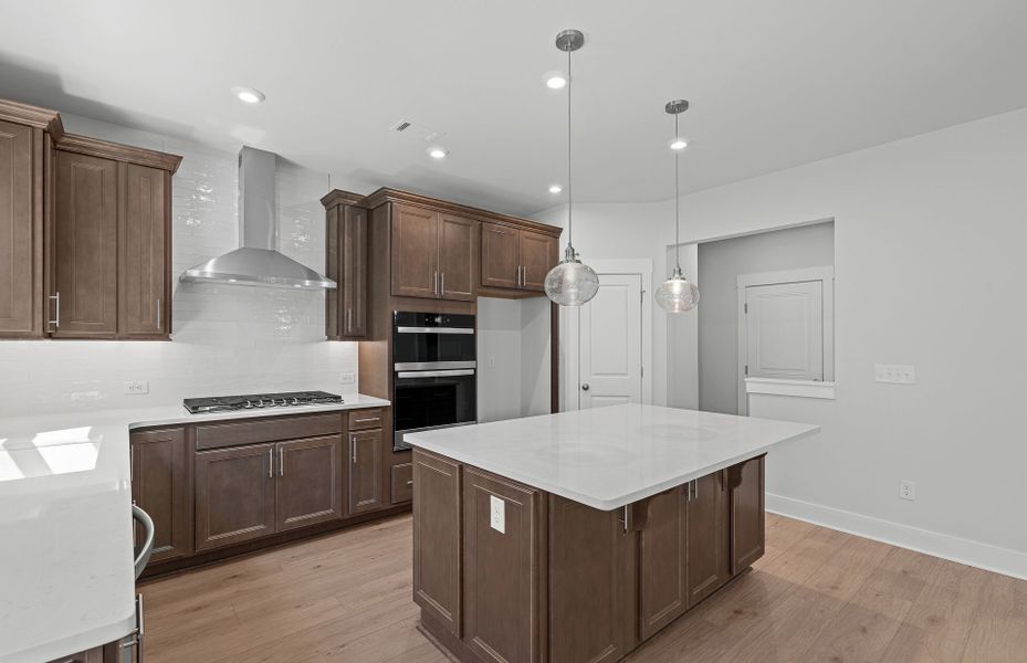 Furnished interior view inside a new home in Creekside at Skelton, Hoschton (Image 43).