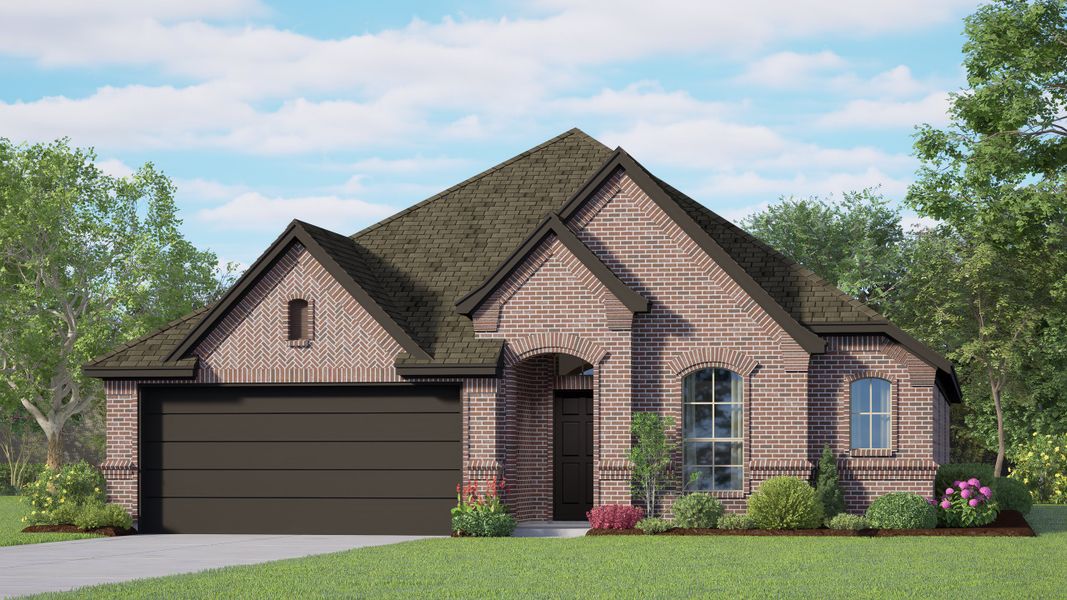 Representative exterior photo of a completed home built from the Concept 1730 by Risewell Homes in Chisholm Hills, Cleburne, TX (Image 9).