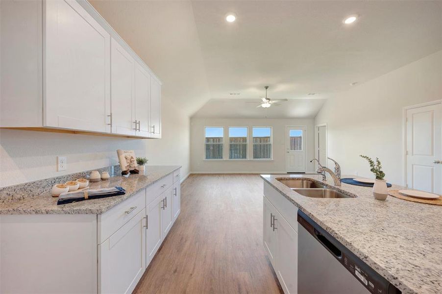 Furnished interior view inside a new home in Tarrytown, Crowley (Image 8).