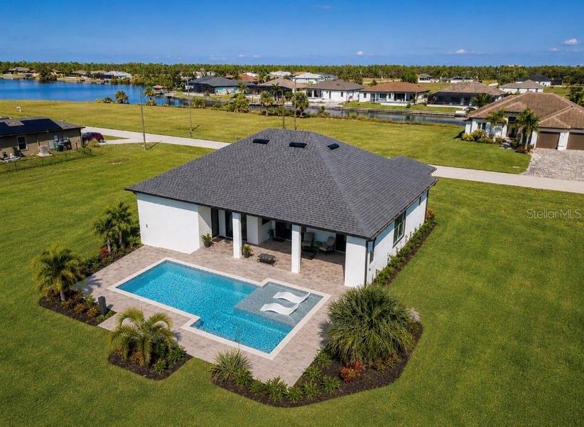 Exterior details and patio area of a home in , Cape Coral (Image 39). Exterior details and patio area of a home in , Cape Coral (Image 39).
