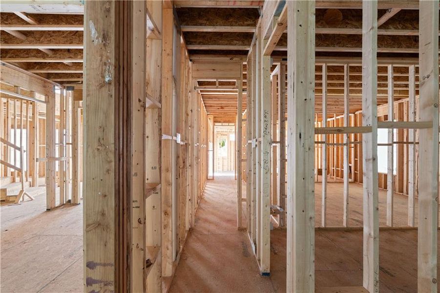 In-progress construction of a new home in , Fairburn, GA (Image 30).