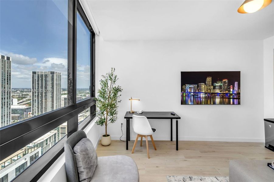 Furnished interior view inside a new home in , Miami (Image 15).